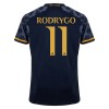 Camiseta de fútbol Real Madrid Rodrygo 11 Segunda Equipación 23-24 - Hombre